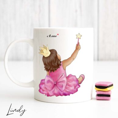 Персонализирана чаша за подарък "Моя малка принцеса"