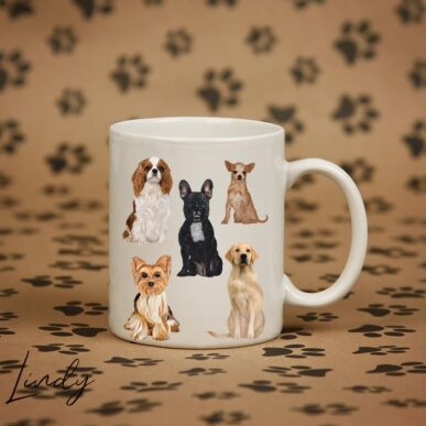 Персонализирана чаша за подарък "Куче"