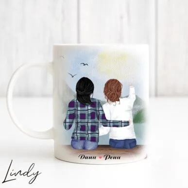 Персонализирана керамична чаша за любител на пътешествията