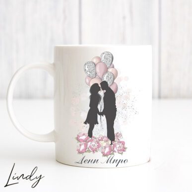 Персонализирана чаша "Влюбени"