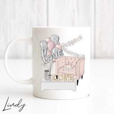 Персонализирана чаша "Love"