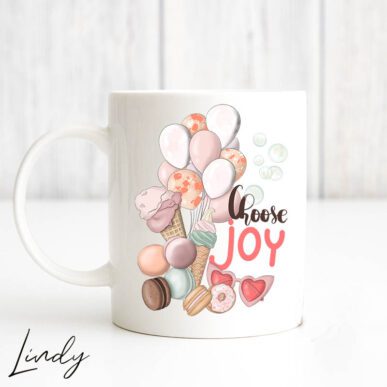 Чаша с надпис "Choose joy"