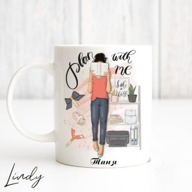 Персонализирана чаша "Планиращо момиче"