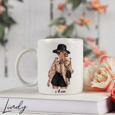 Персонализирана чаша за подарък "Бизнес дама"