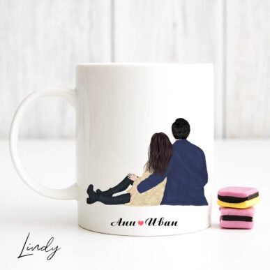 Персонализирана чаша за подарък "Влюбени"