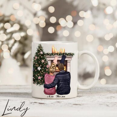 Персонализирана чаша за подарък "Влюбени"