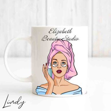 Чаша за подарък за козметичка