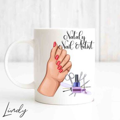 Чаша за подарък за маникюристка