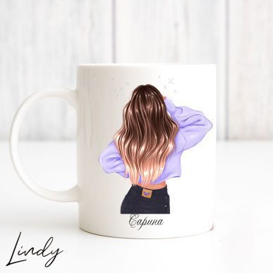 Персонализирана чаша за подарък за момиче