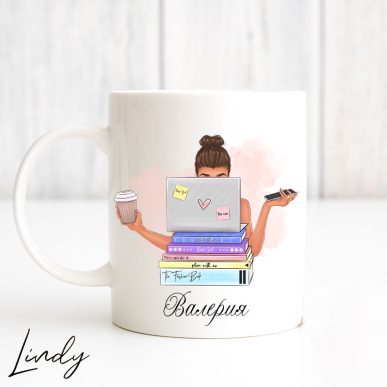 Персонализирана чаша за подарък "Boss girl"