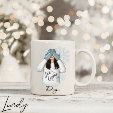 Персонализирана чаша за подарък "Cuddle weather"