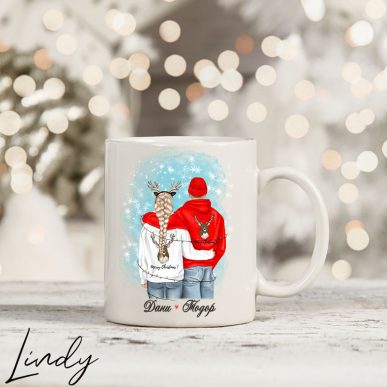 Персонализирана чаша за подарък за влюбени