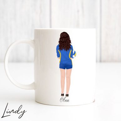 Персонализирана чаша за подарък "Волейболистка"