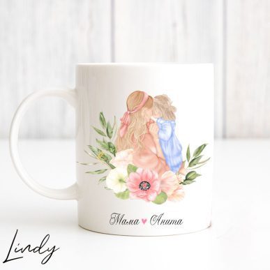 Персонализирана чаша за подарък "Майка и дъщеря" Персонализирана чаша за подарък "Майка и дъщеря"