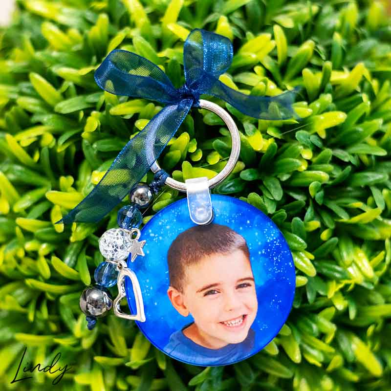 Персонализиран акрилен ключодържател със снимка или послание | Lindy Design | Чаша за подарък | Чаша по поръчка Персонализиран акрилен ключодържател със снимка или послание