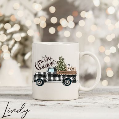 Чаша за подарък с надпис "Merry Christmas"