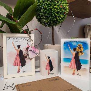 Подаръчен комплект за дипломиране | Lindy Design | Чаша за подарък | Чаша по поръчка Подаръчен комплект за дипломиране