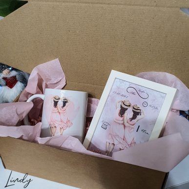 Кутия за подарък, комплект за подаръ, подаръчна кутия lindy