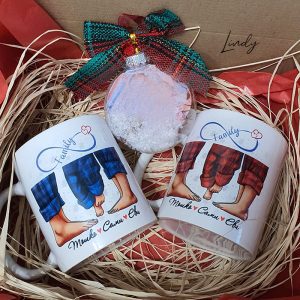 Кутия за подарък за Коледа комплект за подаръ подаръчна кутия lindy | Lindy Design | Чаша за подарък | Чаша по поръчка Кутия за подарък за Коледа комплект за подаръ подаръчна кутия lindy