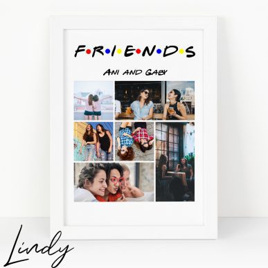 Персонализирана рамка със снимки за приятелка