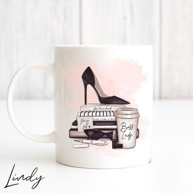 Персонализирана чаша за подарък "Boss lady"