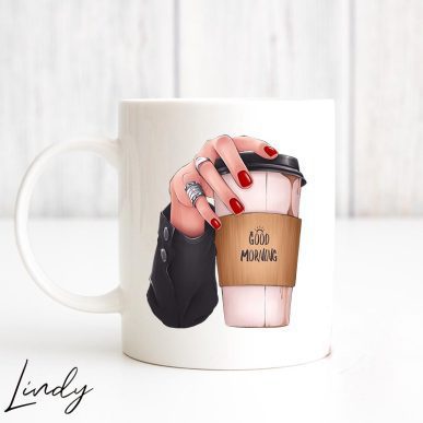 Персонализирана чаша за подарък "Good morning"