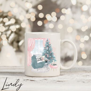 Персонализирана чаша за подарък за Коледа