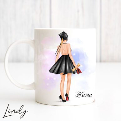 Персонализирана чаша за подарък за дипломиране