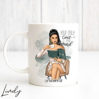 Персонализирана чаша за подарък "Girlboss"