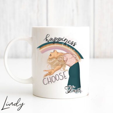 Персонализирана чаша за подарък "Щастливо момиче" Персонализирана чаша за подарък "Щастливо момиче"