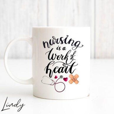 Персонализирана чаша за подарък за медицинска сестра