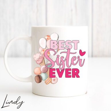 Чаша с надпис за подарък за сестра