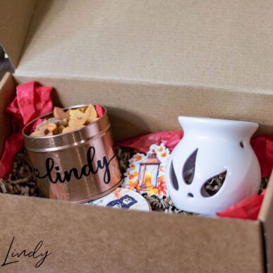 Ароматни есенни листенца, предназначени за арома лампа - голяма кутийка в комплект с арома лампа