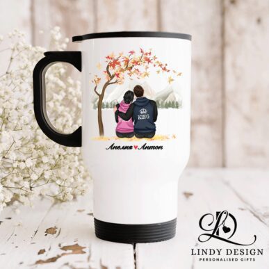 Персонализирана термо чаша "Влюбени"