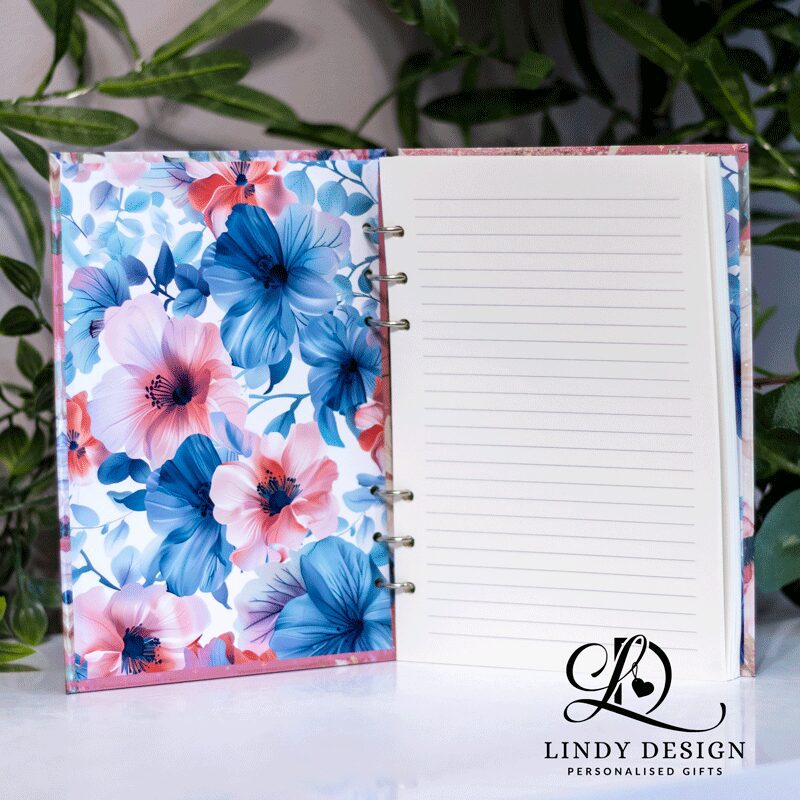 Персонализиран бележник с име | Lindy Design | Чаша за подарък | Чаша по поръчка Персонализиран бележник с име