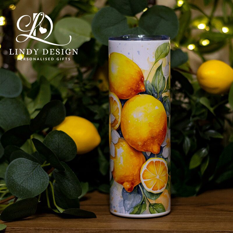 Подаръчен комплект Лимонена свежест | Lindy Design | Чаша за подарък | Чаша по поръчка Подаръчен комплект Лимонена свежест