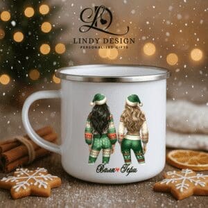 Коледно канче за приятелки Зелена Коледа 