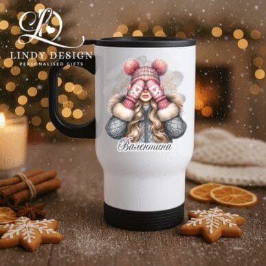 Термо чаша “Зимно момиче”