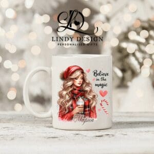 Персонализирана чаша за подарък Believe in the Magic