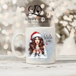 Персонализирана ерамична чаша „Winter Time“